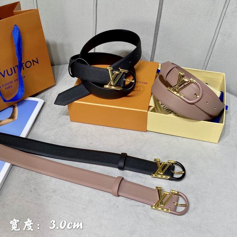 LV Belt 30mmX95-110cm 7D22